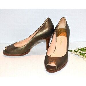 Vintage Peep Toe Leather Nike Cole Haan